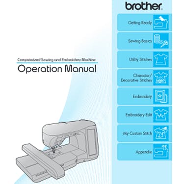 Brother NV4500D Instruction Manual