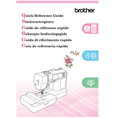 Brother Innov-is NV950D Quick Reference Guide