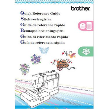 Brother PE525 Quick Reference Guide