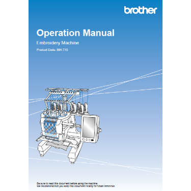 Brother PR1055XInstruction Manual