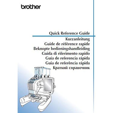 Brother PR670E Quick Reference Guide