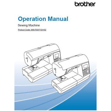 Brother PS500 Instruction Manual