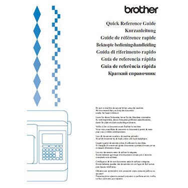 Brother PS500 Quick Reference Guide
