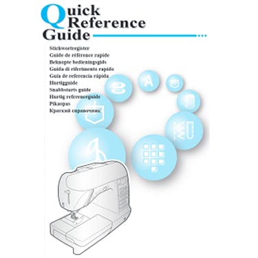 Brother SB4138 Quick Reference Guide