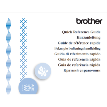 Brother SE2000 Quick Reference Guide