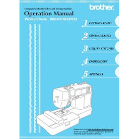 Brother b926 feed off arm sewing machine book spare parts manual