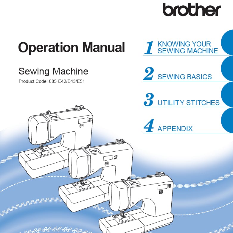 Brother SQ9310 Instruction Manual