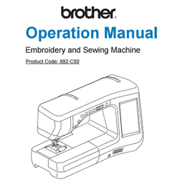 FREE Digital Manuals for Brother DreamCreator XE VM5100 - 1000's