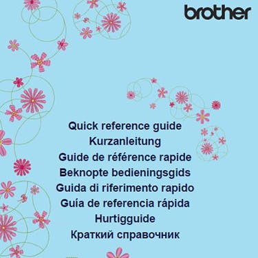 Brother Essence Innov-is VM5200 Quick Reference Guide