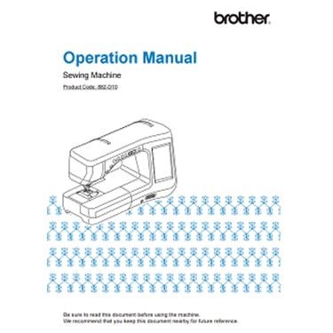 Brother VQ2400 Instruction Manual