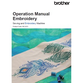 Brother Luminaire XP3 Operation Manual Embroidery