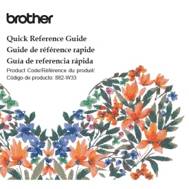 Brother Luminaire XP3 Quick Reference Guide