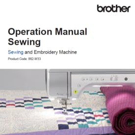 Brother Luminaire XP3 Operation Manual Sewing