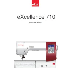 Elna eXcellence 710 Instruction Manual