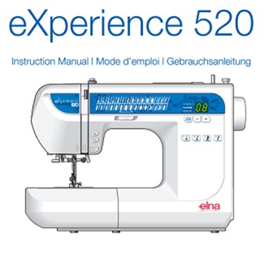Elna eXperience 520 Instruction Manual