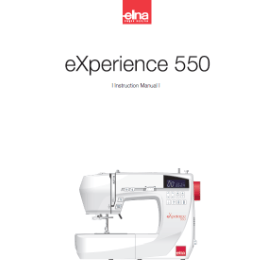 Elna eXperience 550 Instruction Manual