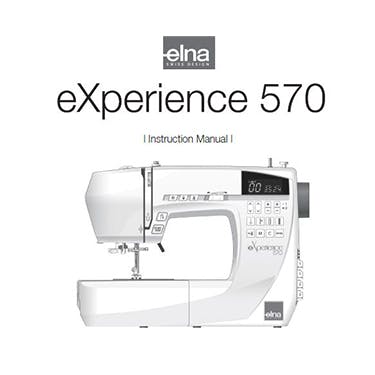 Elna eXperience 570 Instruction Manual