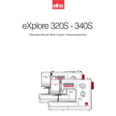 Elna eXplore 320S/340S Instruction Manual