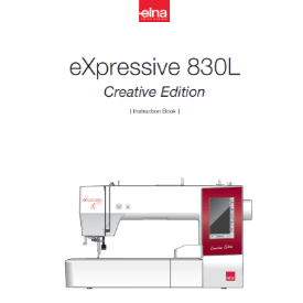 Elna eXpressive 830L Creative Edition Instruction Manual