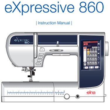 Elna eXpressive 860 Instruction Manual