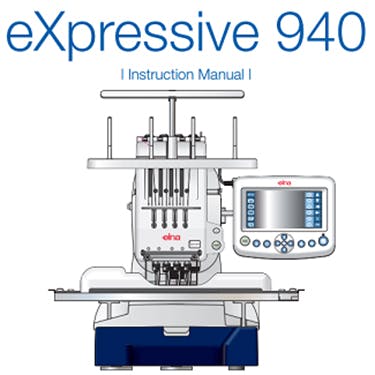 Elna eXpressive 940 Instruction Manual