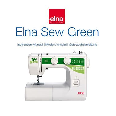 Elna Sew Green Instruction Manual