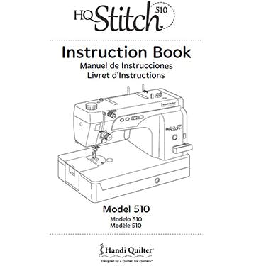 Handi Quilter Stitch 510 Instruction Manual