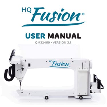 Handi Quilter Fusion QM32469 2015 Instruction Manual version 3.1