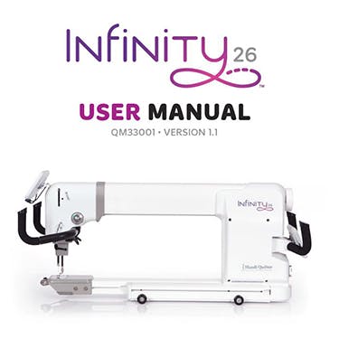 Handi Quilter Infinity Instruction Manual Pre-Sept 2015  Version 1.1