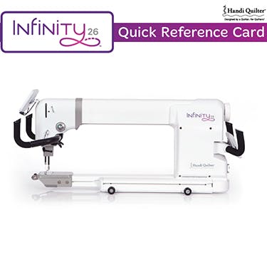 Handi Quilter Infinity QM33024 Quick Reference Card