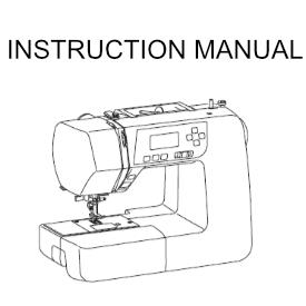 Janome 3160QDCG Instruction Manual