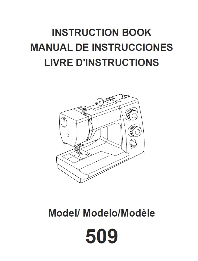 Janome Sewist 509 Instruction Manual