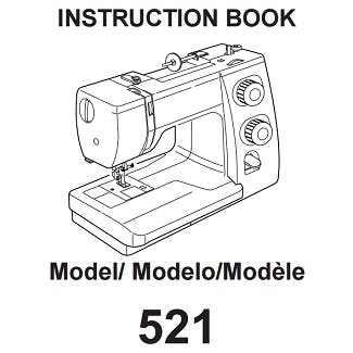 Janome Sewist 521 Instruction Manual