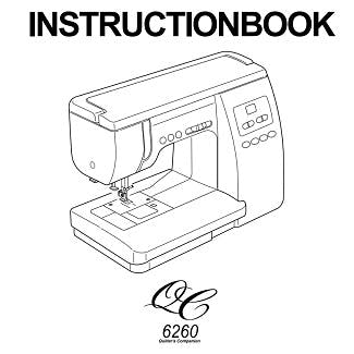 Janome 6260QC Instruction Manual