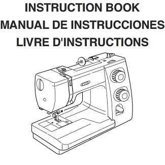 Janome Magnolia 7325 Instruction Manual