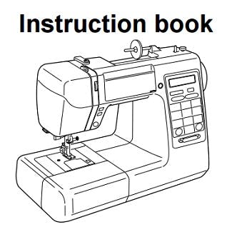 Janome DC5100 Instruction Manual