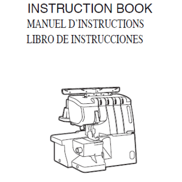 Janome FA4 Instruction Manual