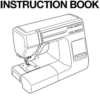 janome instruction book