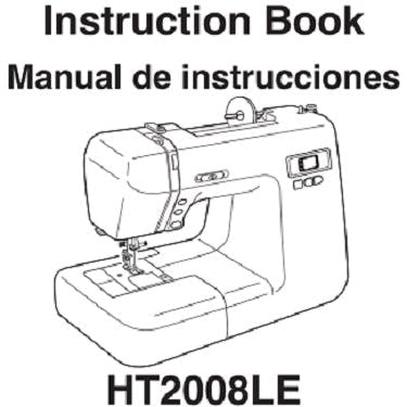 Janome HT2008 Instruction Manual