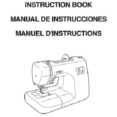 Janome JW7630 Instruction Manual