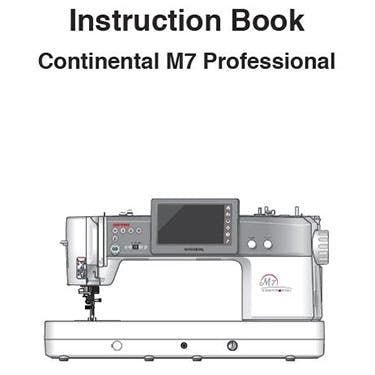 FREE Digital Manuals For Janome Continental M7 Professional Sewing ...