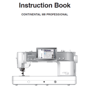 Janome Continental M8 Instruction Manual