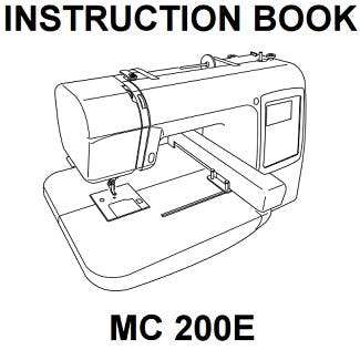 Janome MC200e Instruction Manual