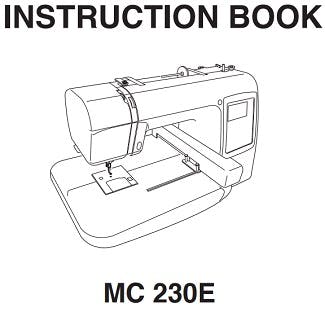 Janome MC230E Instruction Manual