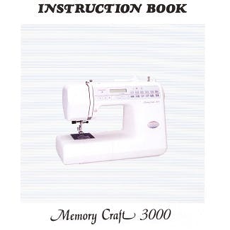 Janome MC3000 Instruction Manual