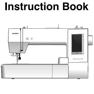 Janome MC400E Instruction Manual