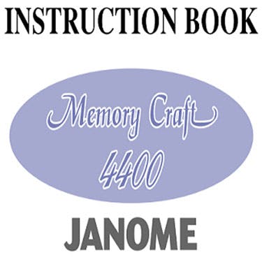 Janome MC4400 Instruction Manual