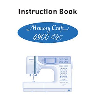 Janome MC4900QC Instruction Manual