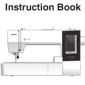 Janome MC500ELE Limited Edition Instruction Manual