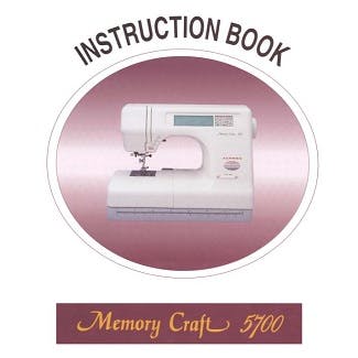 Janome MC5700 Instruction Manual